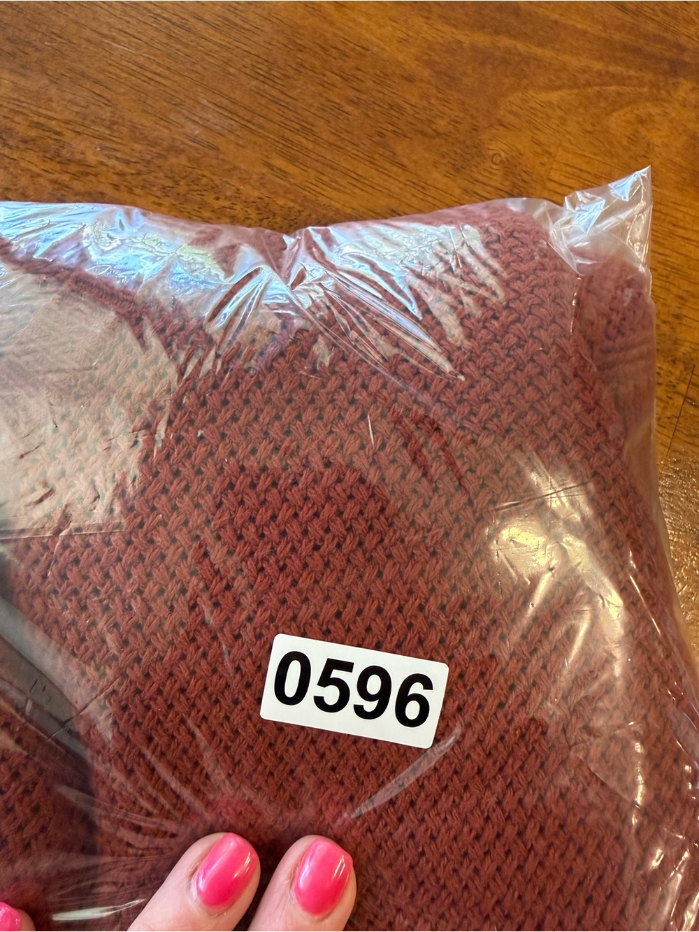 Madewell Chronicle Texture Pullover Sweater Rust Orange Waffle Knit Hi-low XS - Picture 8 of 8